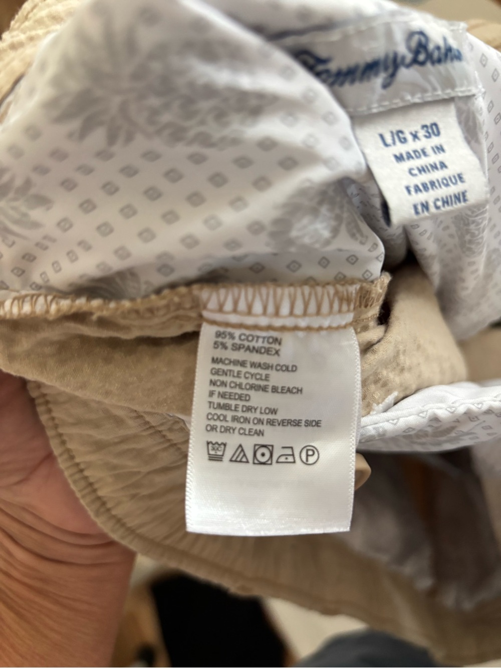 Tommy Bahama Boracay textured Khaki Tan Chino Pants - Picture 5 of 5